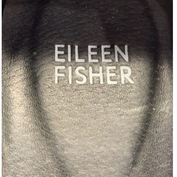 Eileen Fisher Becon Black Suede Platform Pumps - Size 7.5 - Picture 8 of 8